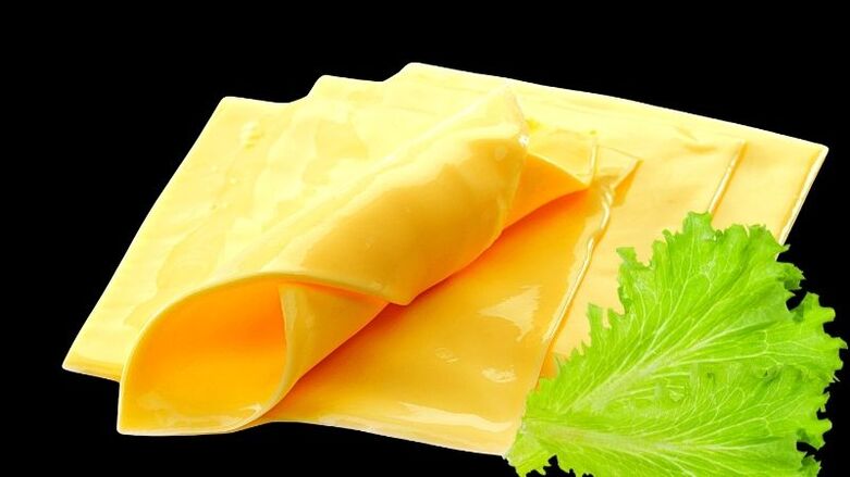 Processed cheese is forbidden in the kefir diet