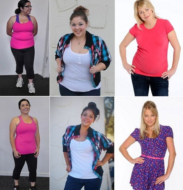 before and after weight loss photos on Maggi diet