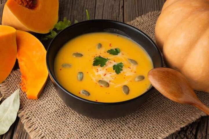 Pumpkin puree soup in your diet will promote effective weight loss