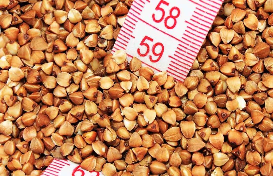 Losing weight on buckwheat