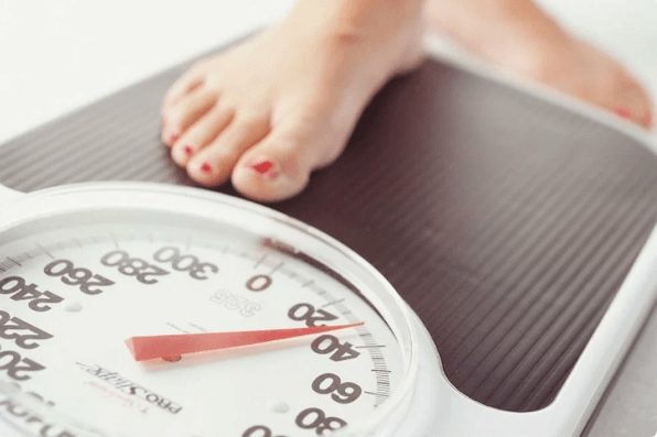 Because the weight is increasing